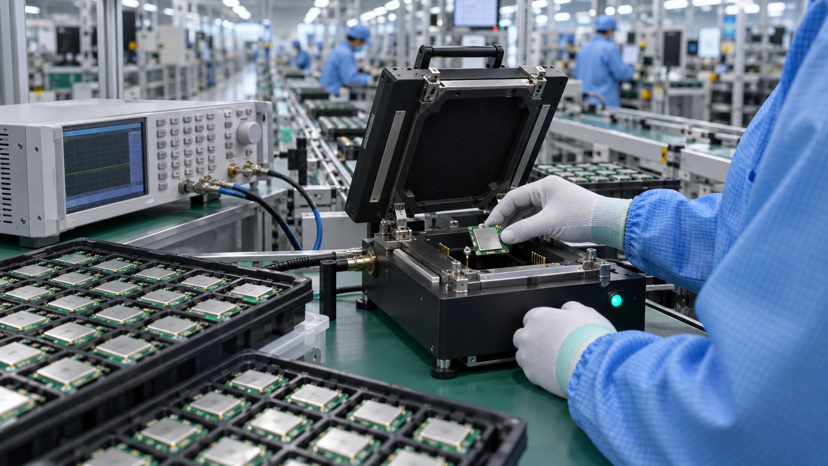 无线产品量产线开展型号、射频参数、标识和获证后一致性检查