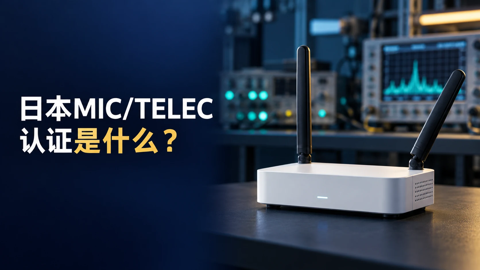 日本MIC/TELEC认证是什么文章封面，带外置天线的无线网关样品