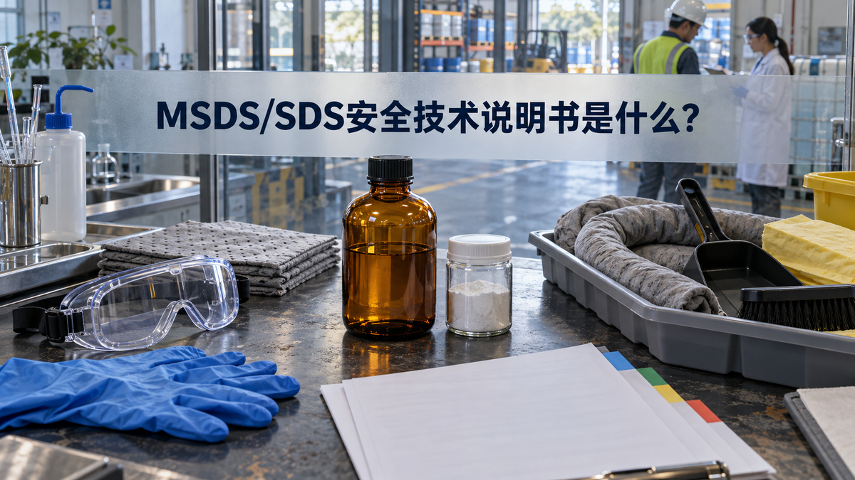 MSDS/SDS安全技术说明书是什么？文章封面