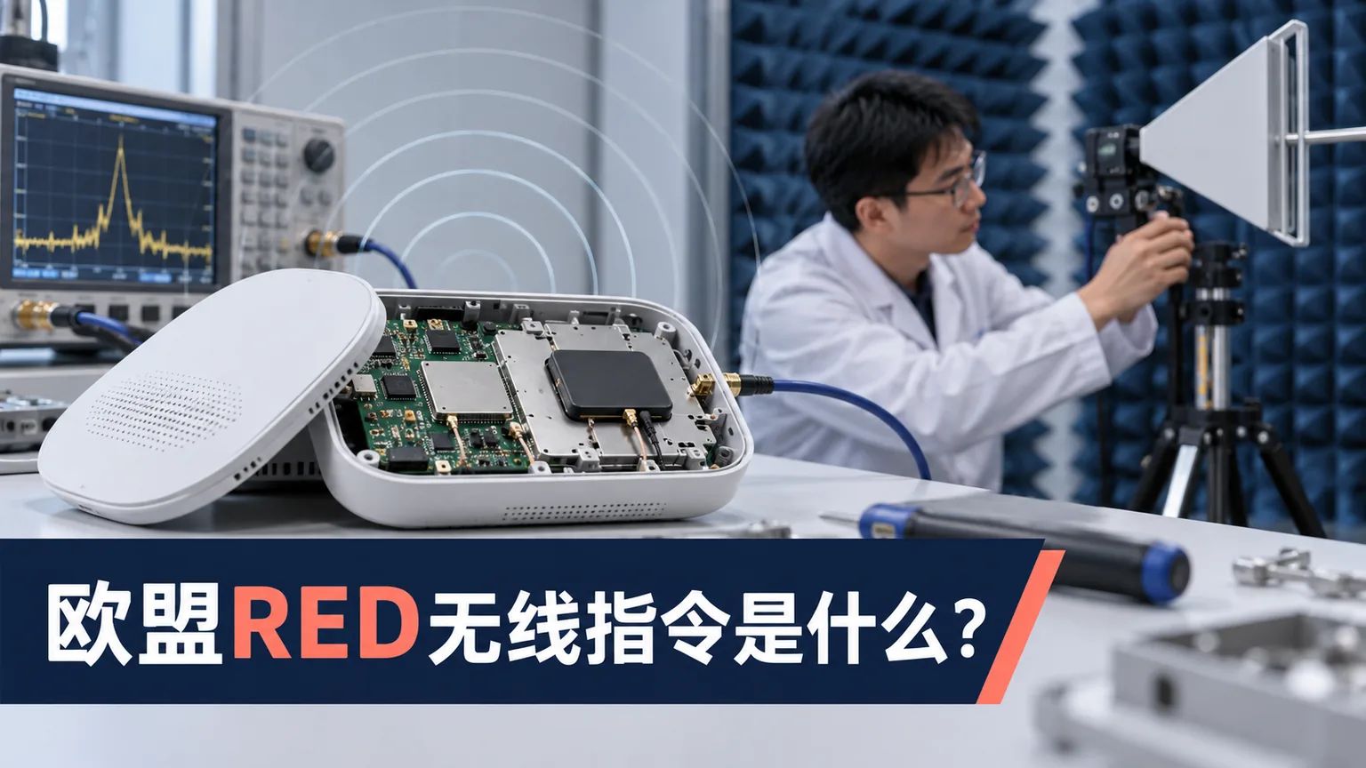 欧盟RED无线指令是什么？文章封面，无线产品与射频检测实验室