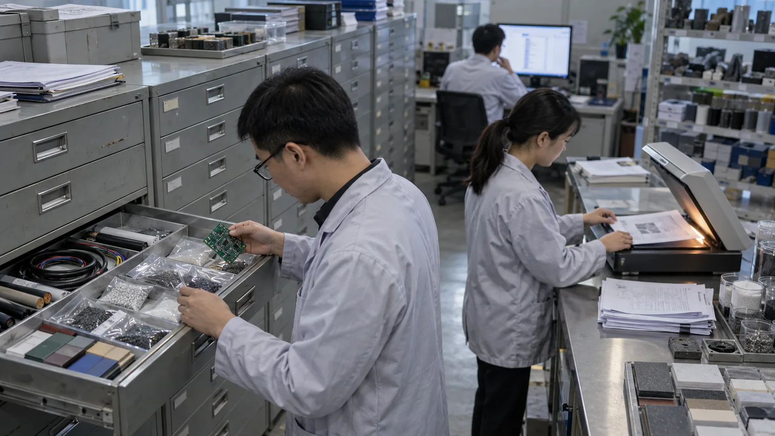合规团队整理RoHS技术文件和材料证据链