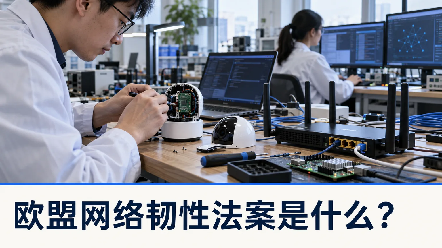 欧盟网络韧性法案是什么文章封面，联网产品网络安全实验室