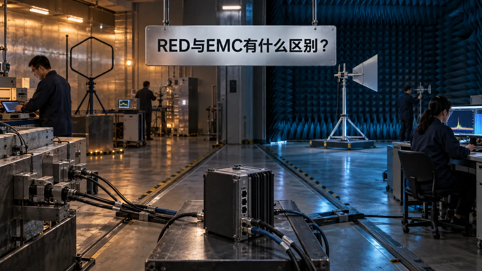 RED与EMC有什么区别文章封面，无线与有线合规双路线实验室