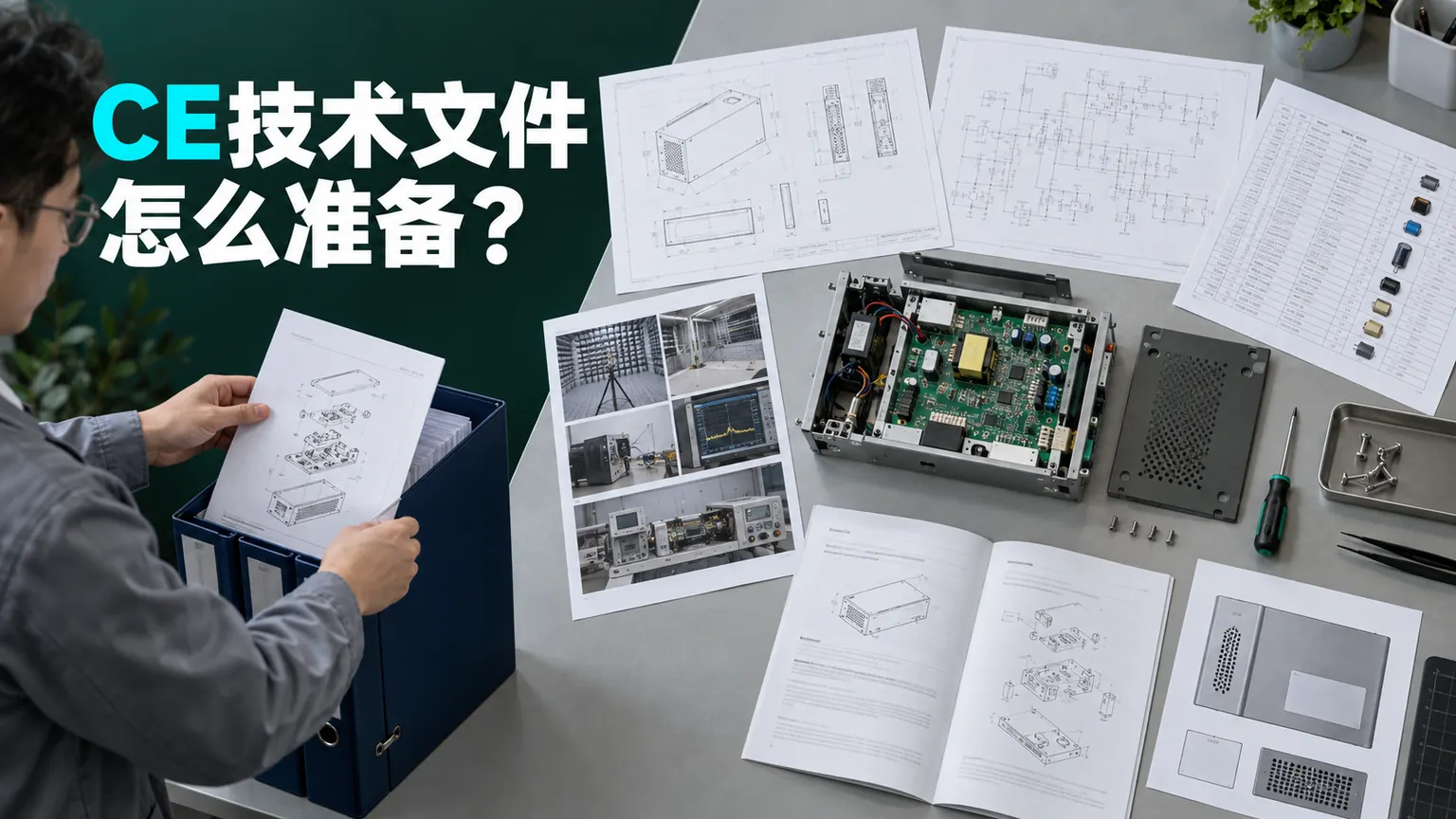 CE技术文件怎么准备文章封面，产品与工程文件展开式档案台
