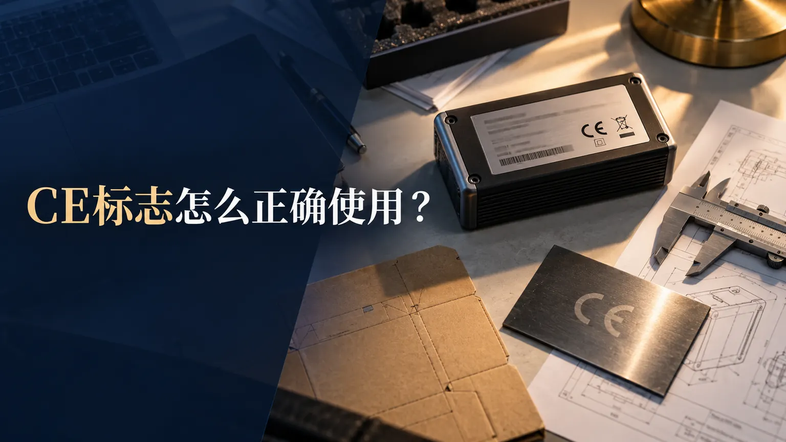 CE标志怎么正确使用文章封面，产品铭牌与包装审核场景