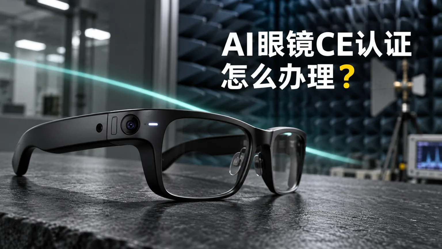 AI眼镜CE认证怎么办理文章封面，真实智能眼镜与无线实验室