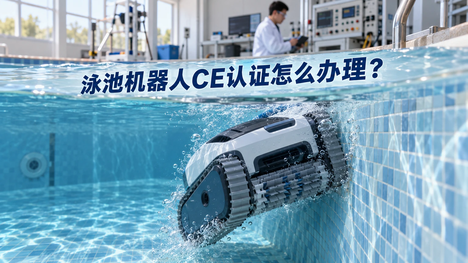 泳池机器人CE认证怎么办理文章封面，水下机器人与检测场景