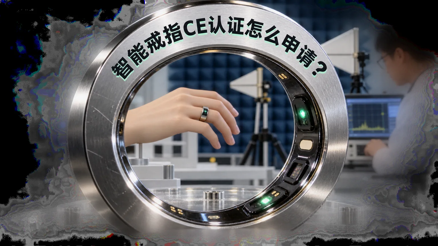智能戒指CE认证怎么申请文章封面,戒圈构图与无线检测场景