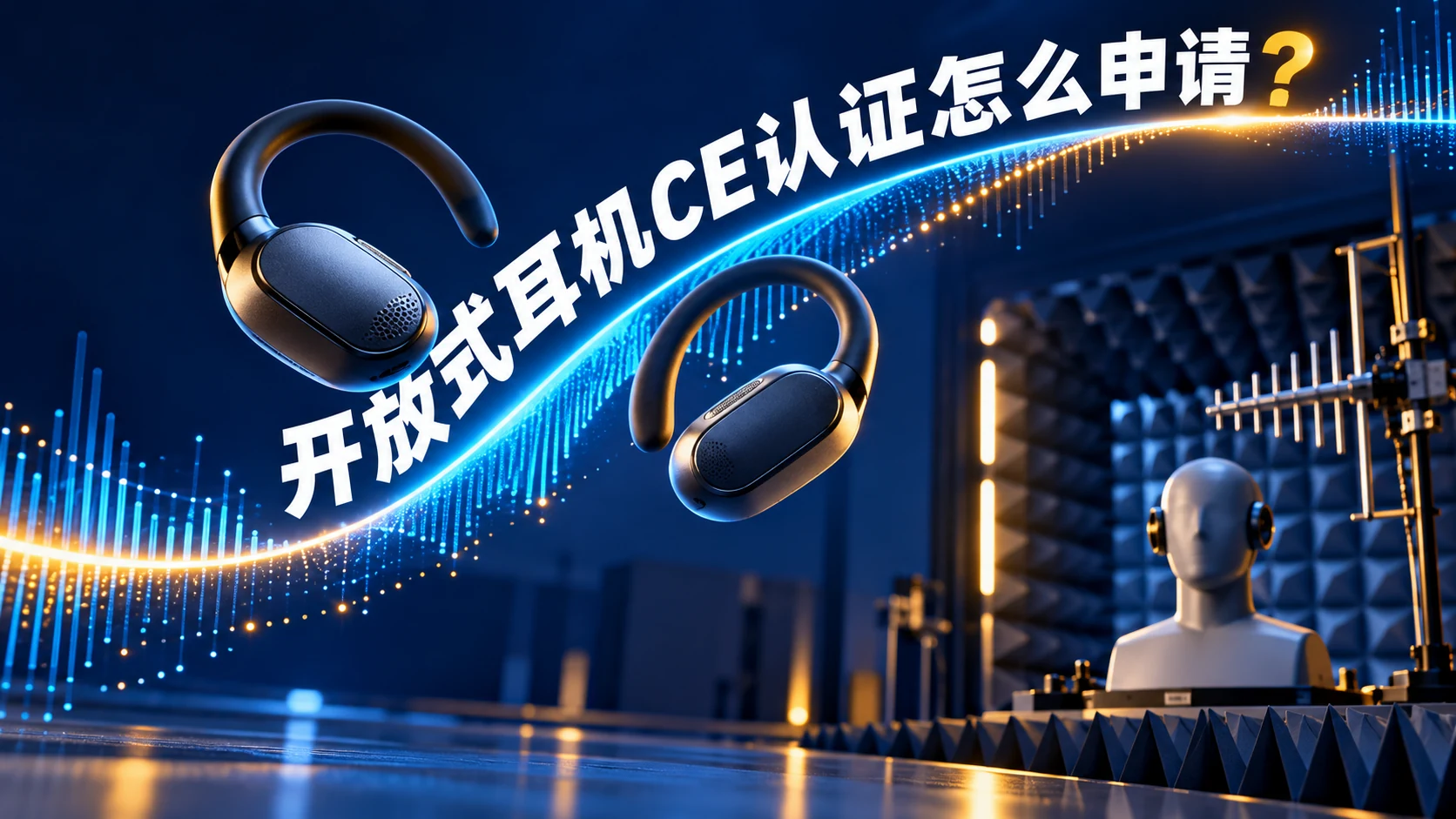 开放式耳机CE认证怎么申请文章封面,开放耳耳机与无线声学实验室