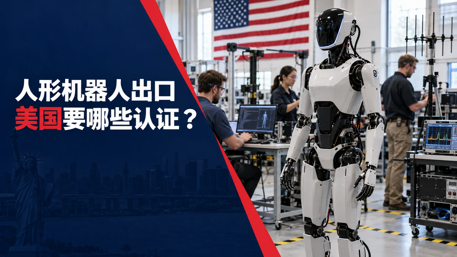 人形机器人出口美国要哪些认证文章封面