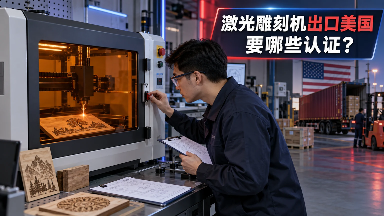 激光雕刻机出口美国要哪些认证文章封面