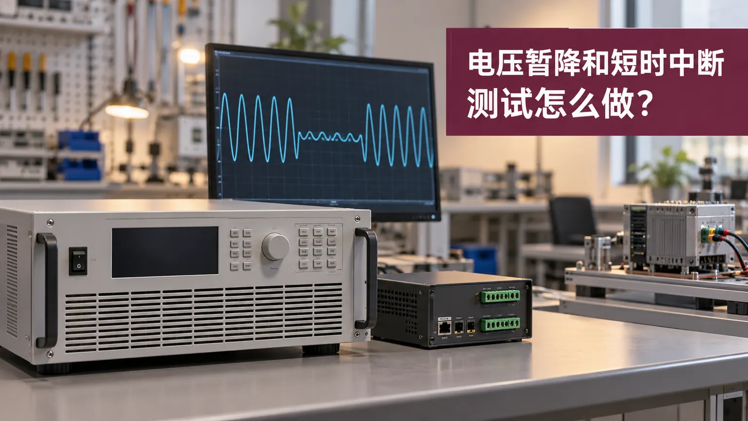 电压暂降和短时中断测试怎么做？封面