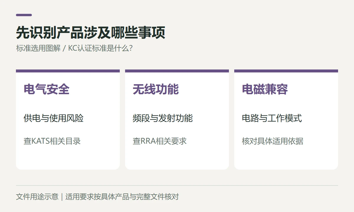 先识别产品涉及哪些事项示意图