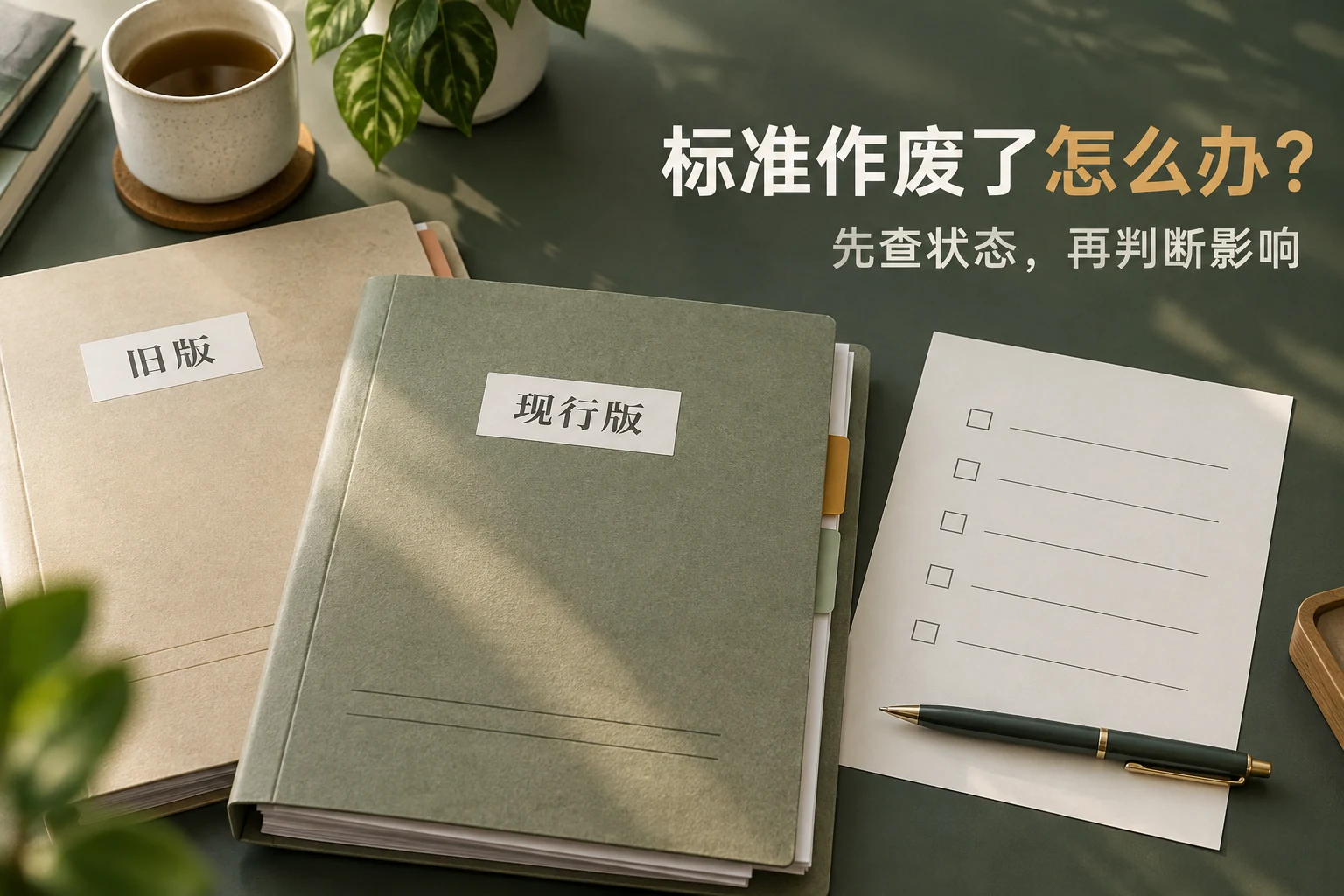 标准作废了怎么办?封面(AI生成示意)