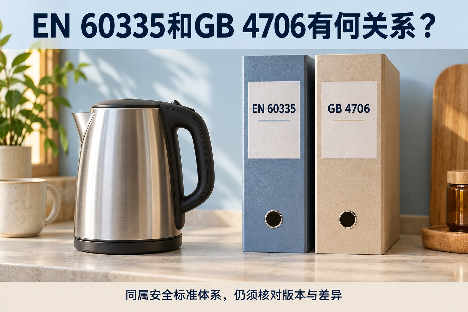 EN 60335和GB 4706有何关系?封面(AI生成示意)