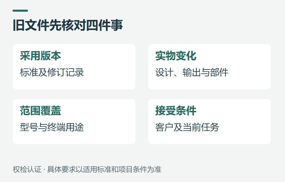 当前版本怎么看,旧报告应先核对什么示意图