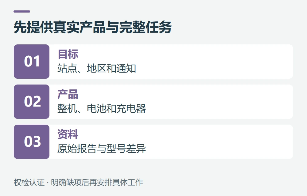 权检认证如何协助平衡车资料准备示意图