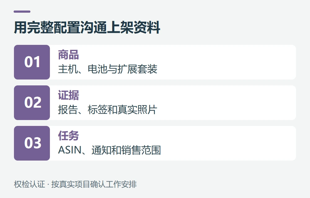 权检认证如何协助户外电源上架准备示意图