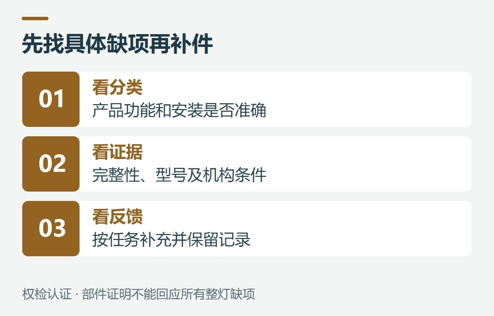 收到补件时,怎样判断是分类还是证据问题示意图