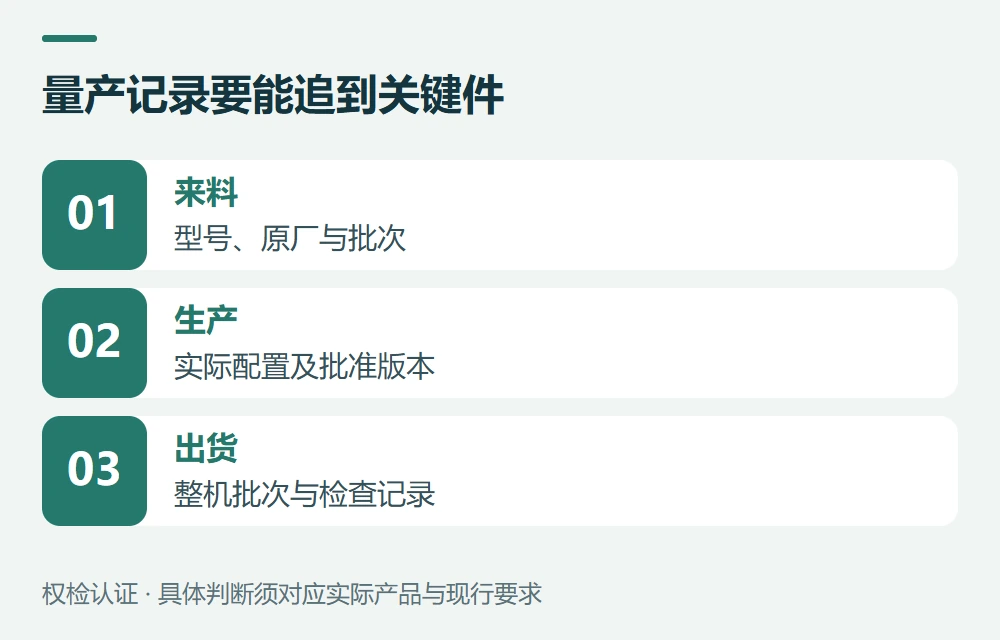 新旧电芯并行使用时,批次记录怎样留示意图