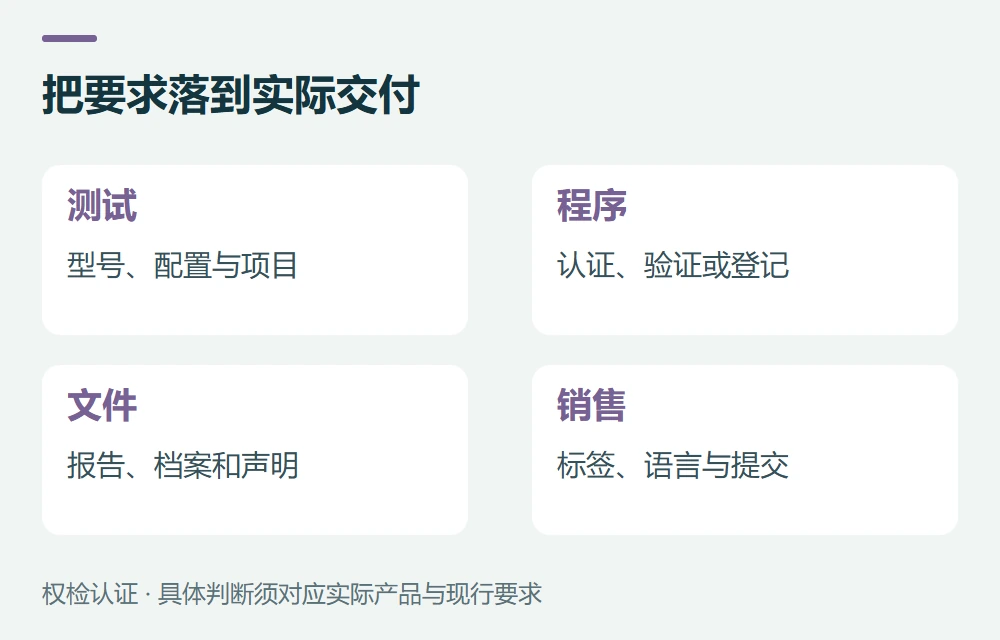 第四步:把法规要求变成一张交付表示意图
