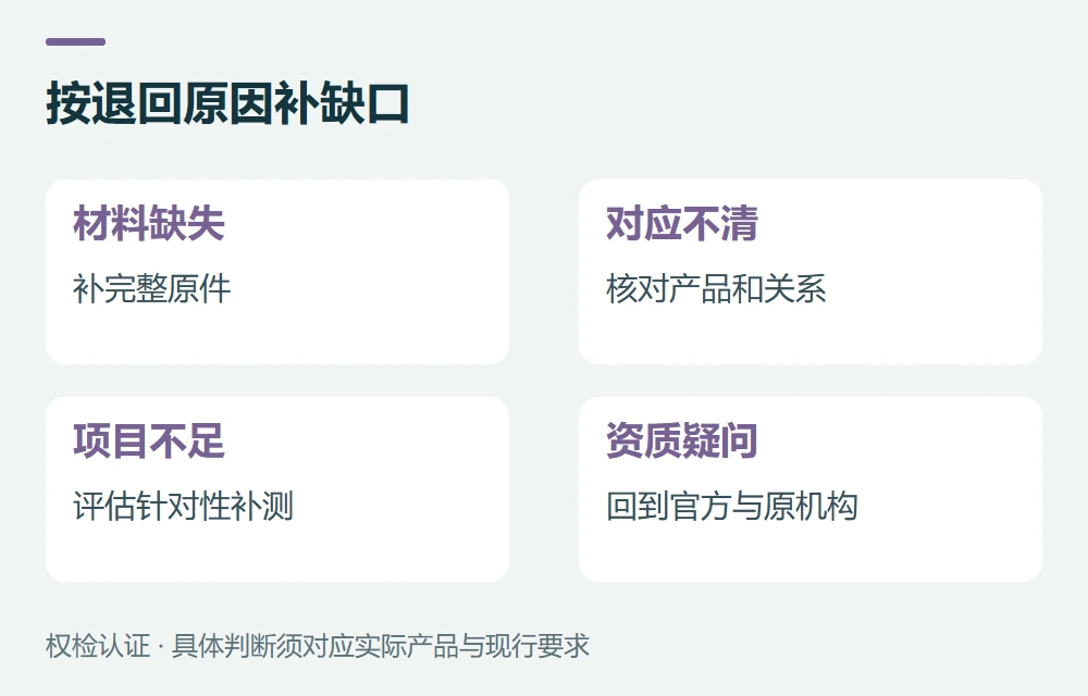 报告被退回,按原因处理,不必马上全部重测示意图