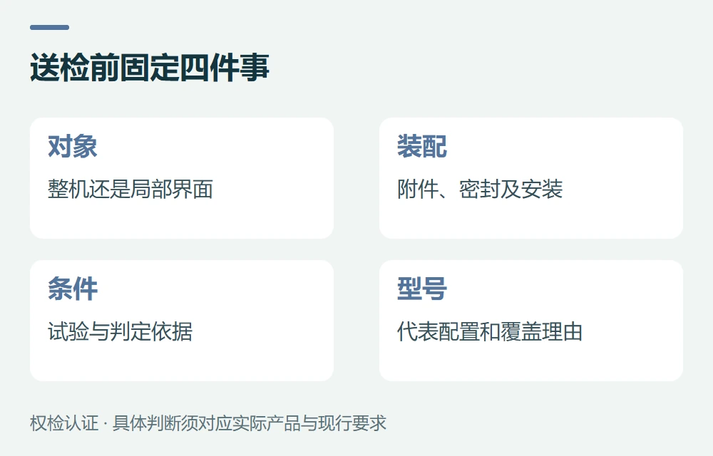 安排IP67测试,样品和条件怎样准备示意图