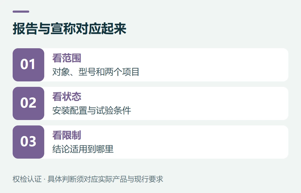 报告拿到后,重点检查这六项示意图