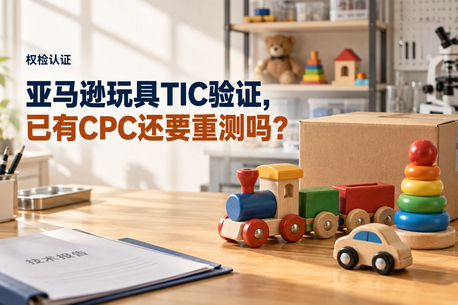 亚马逊玩具TIC验证,已有CPC还要重测吗?|权检认证产品与业务场景封面