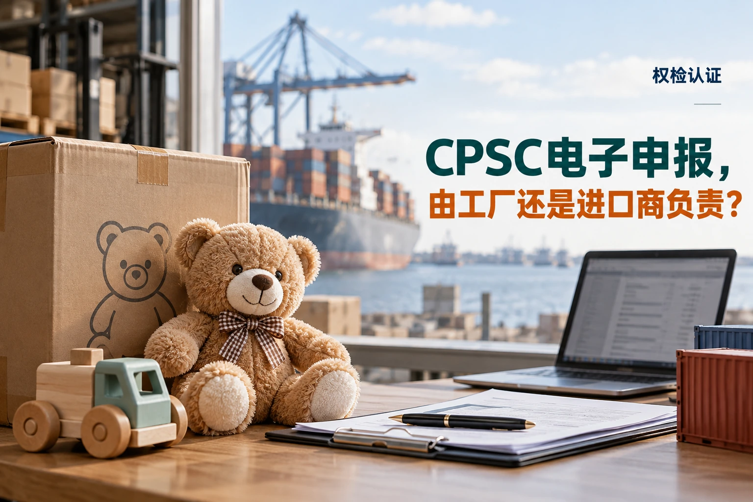 CPSC电子申报,由工厂还是进口商负责?|权检认证产品与业务场景封面