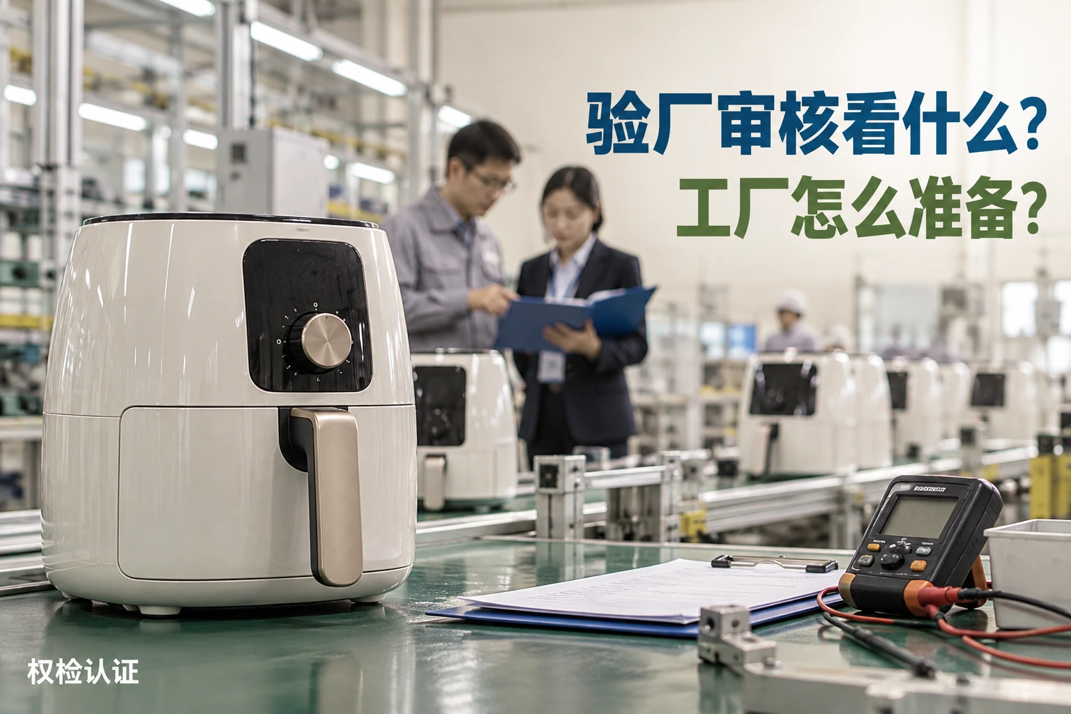 验厂审核看什么?工厂怎么准备?|权检认证产品与业务场景封面