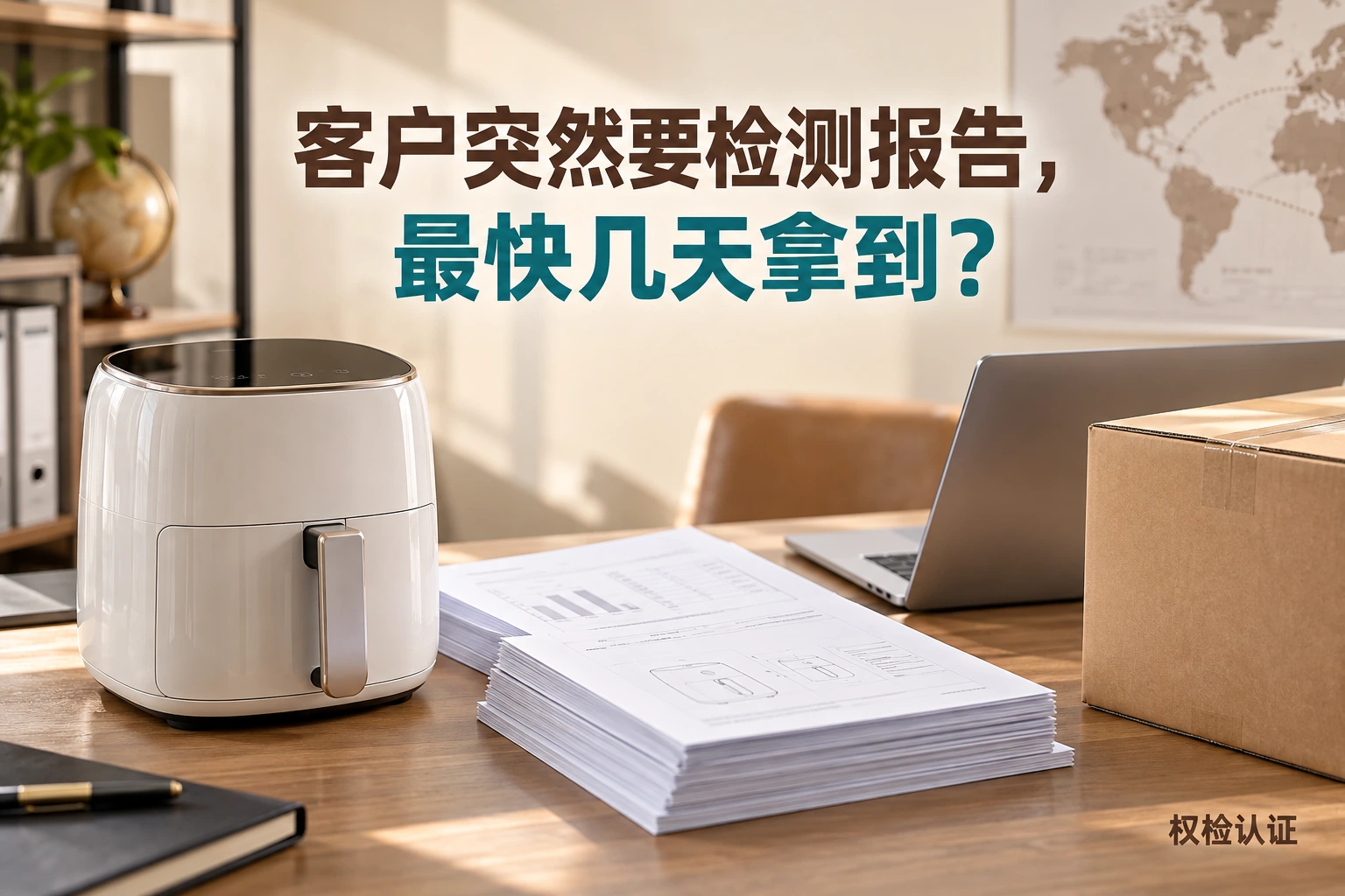客户突然要检测报告,最快几天拿到?|权检认证产品与业务场景封面