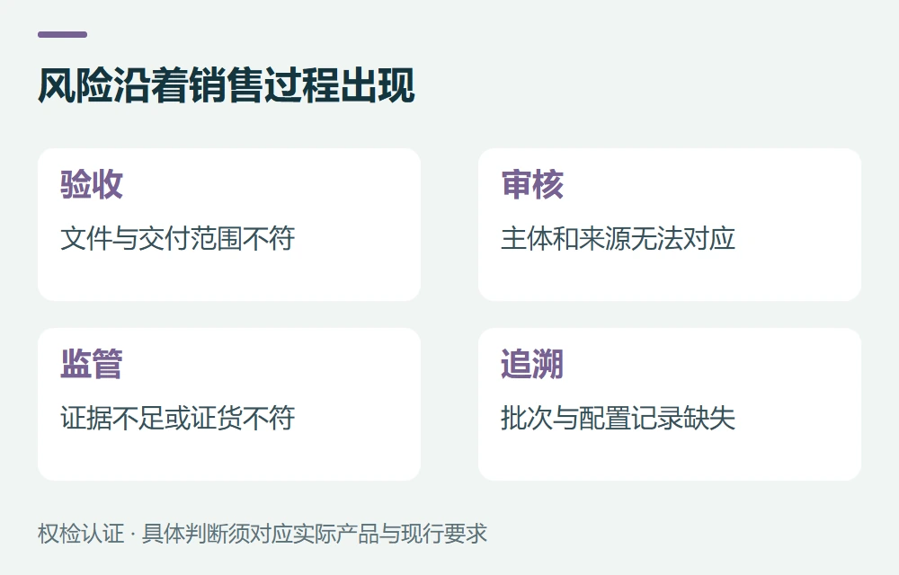 误用文件会在哪些环节暴露问题示意图