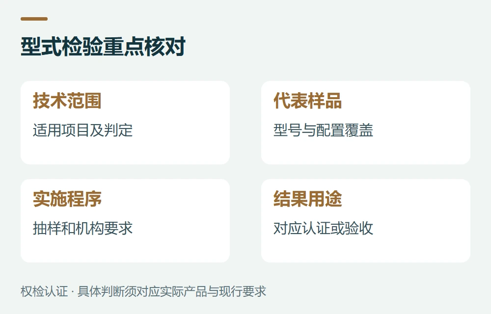 型式检验通常重点看这四项示意图