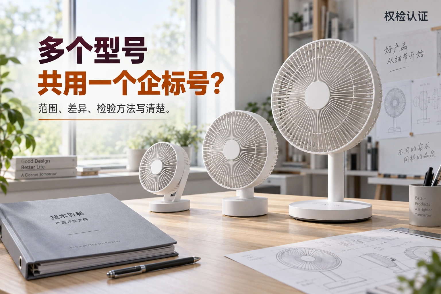 多个型号能共用一个企业标准号吗?:权检认证实物场景示意