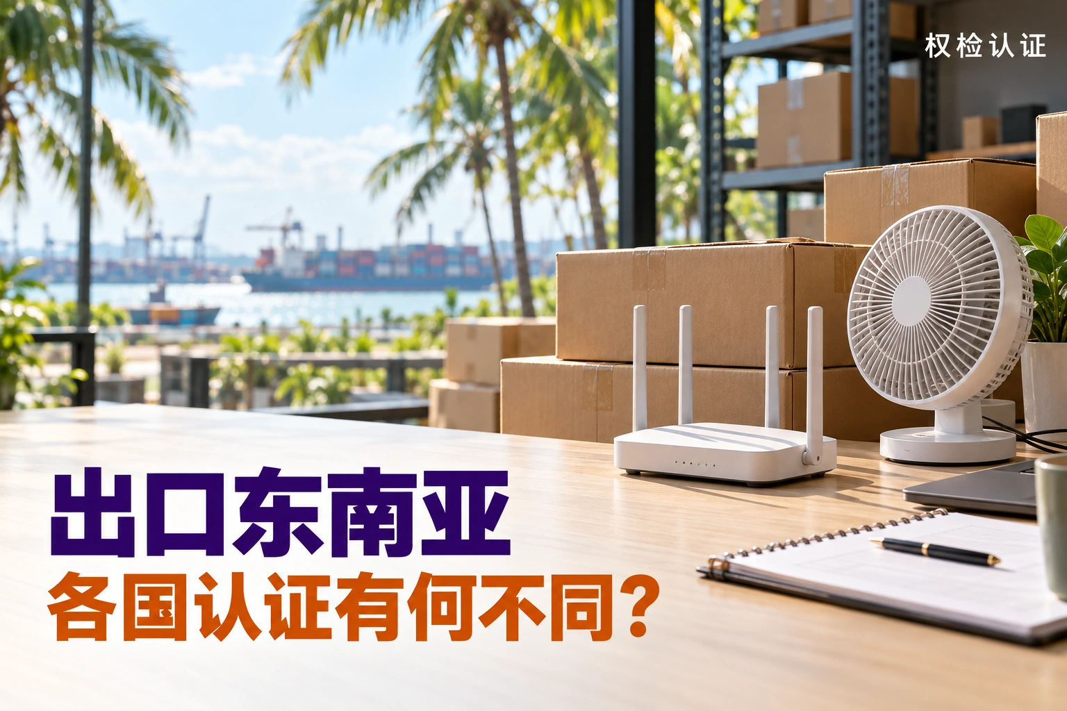 出口东南亚,各国认证有何不同?:权检认证实物场景示意