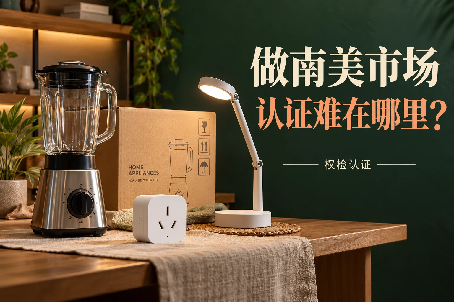 做南美市场,哪些国家认证最难?:权检认证实物场景示意