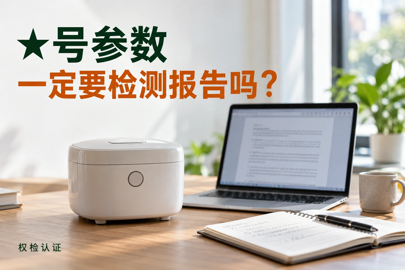 招标文件★号参数,必须有检测报告吗?|权检认证,AI生成业务场景示意