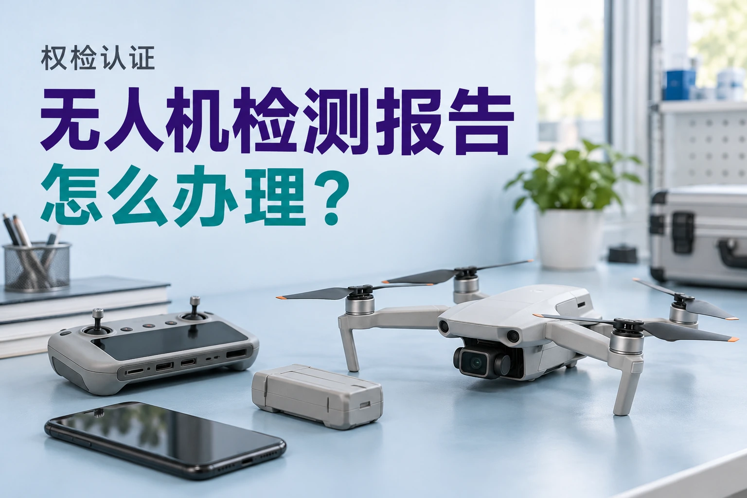 无人机检测报告怎么办理|权检认证,AI生成业务场景示意