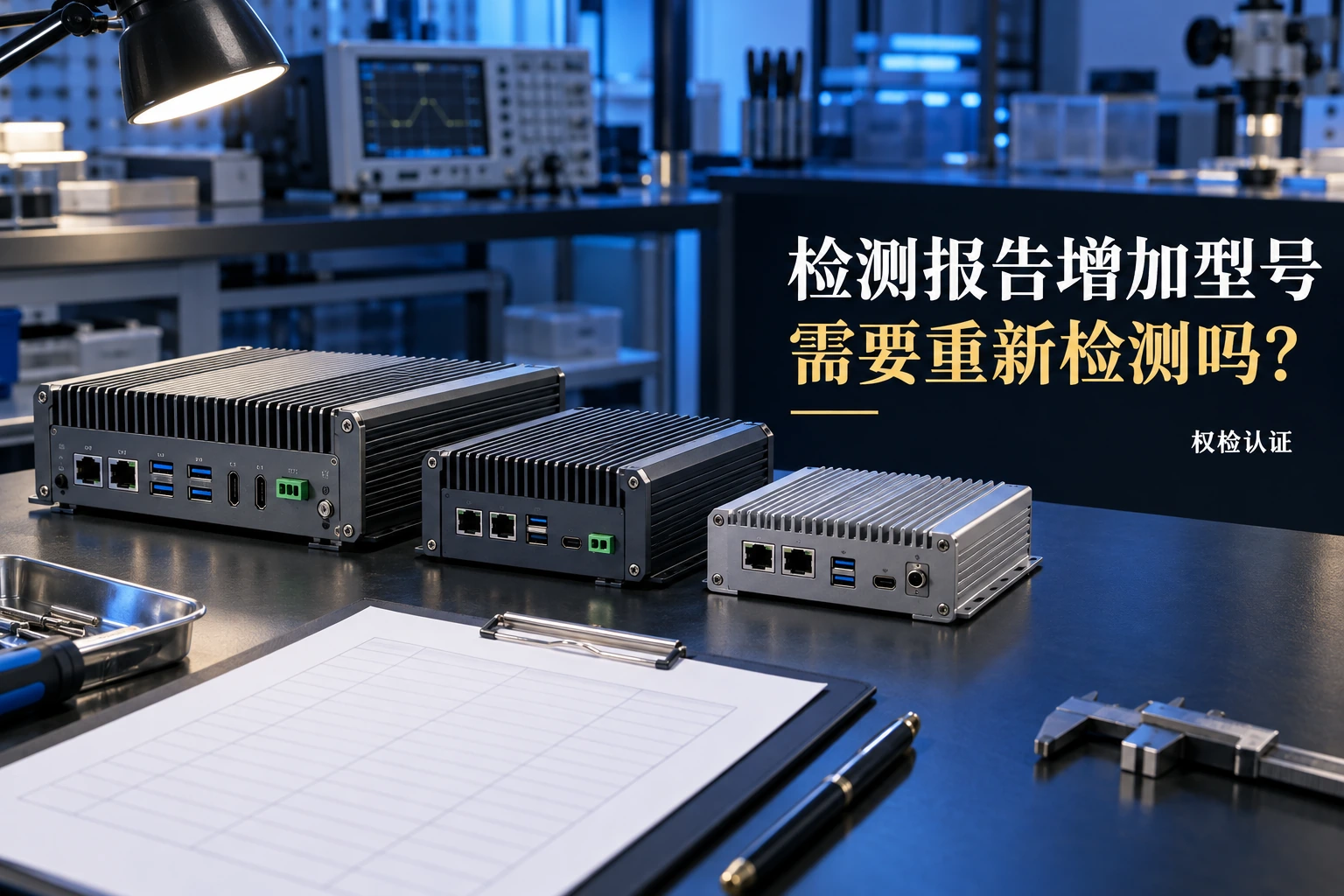 检测报告增加型号怎么办理|权检认证,AI生成业务场景示意