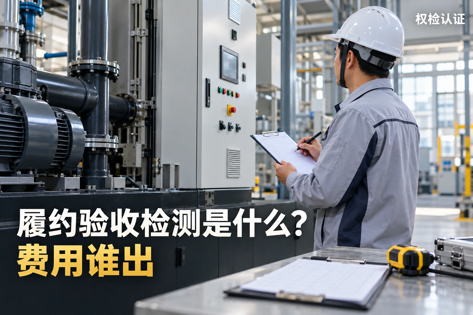 履约验收检测是什么?费用谁出,权检认证AI业务场景封面