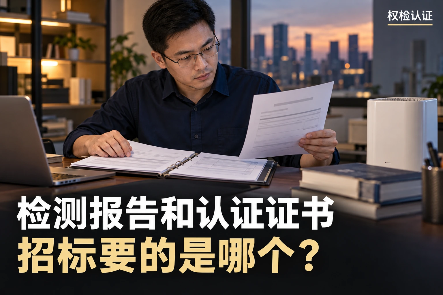 检测报告和认证证书,招标要的是哪个?,权检认证AI业务场景封面
