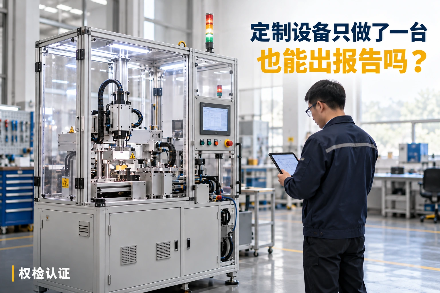 定制设备只做了一台,也能出报告吗?,权检认证AI业务场景封面