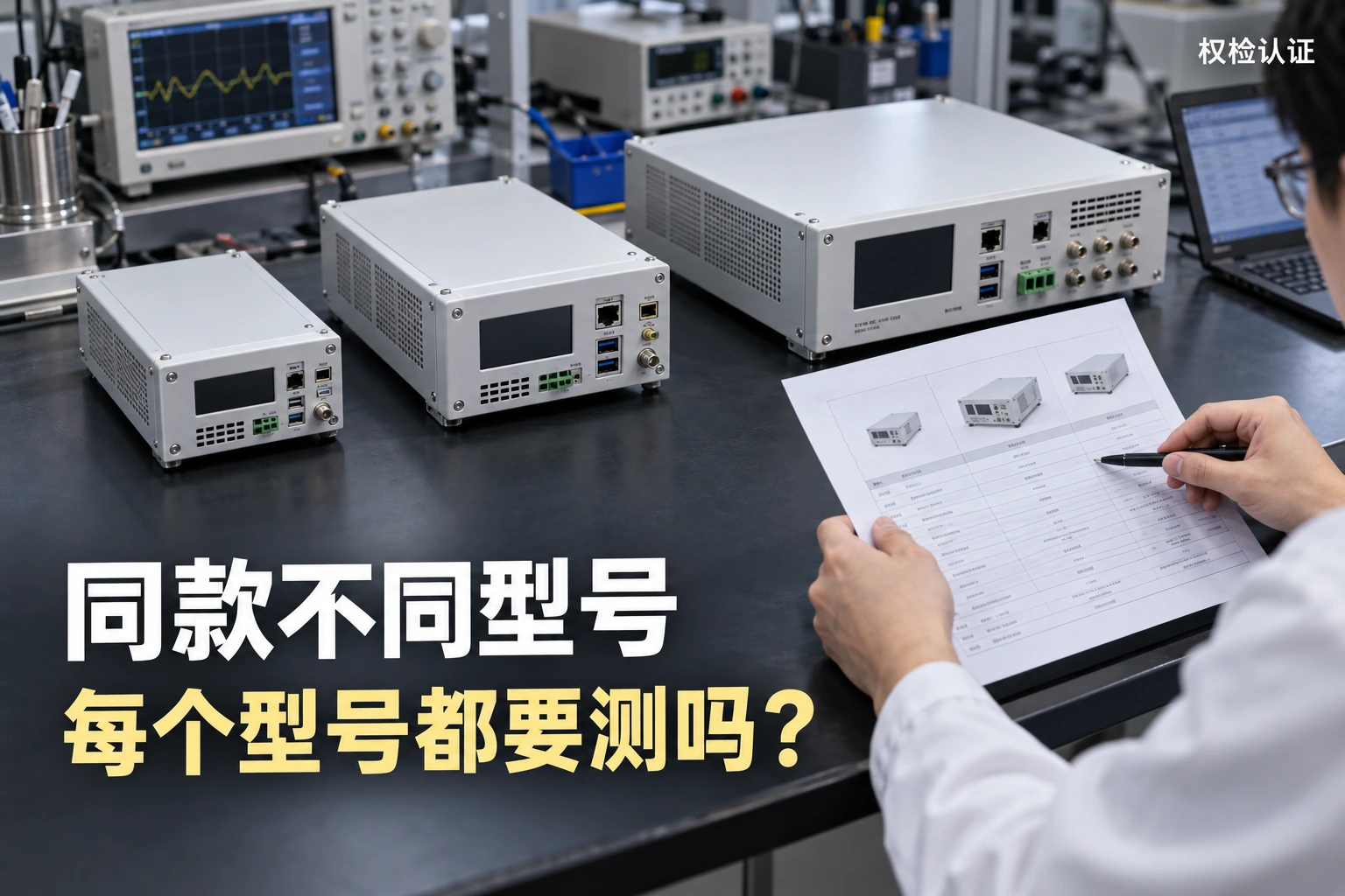 同款不同型号,每个型号都要测吗?,权检认证AI业务场景封面