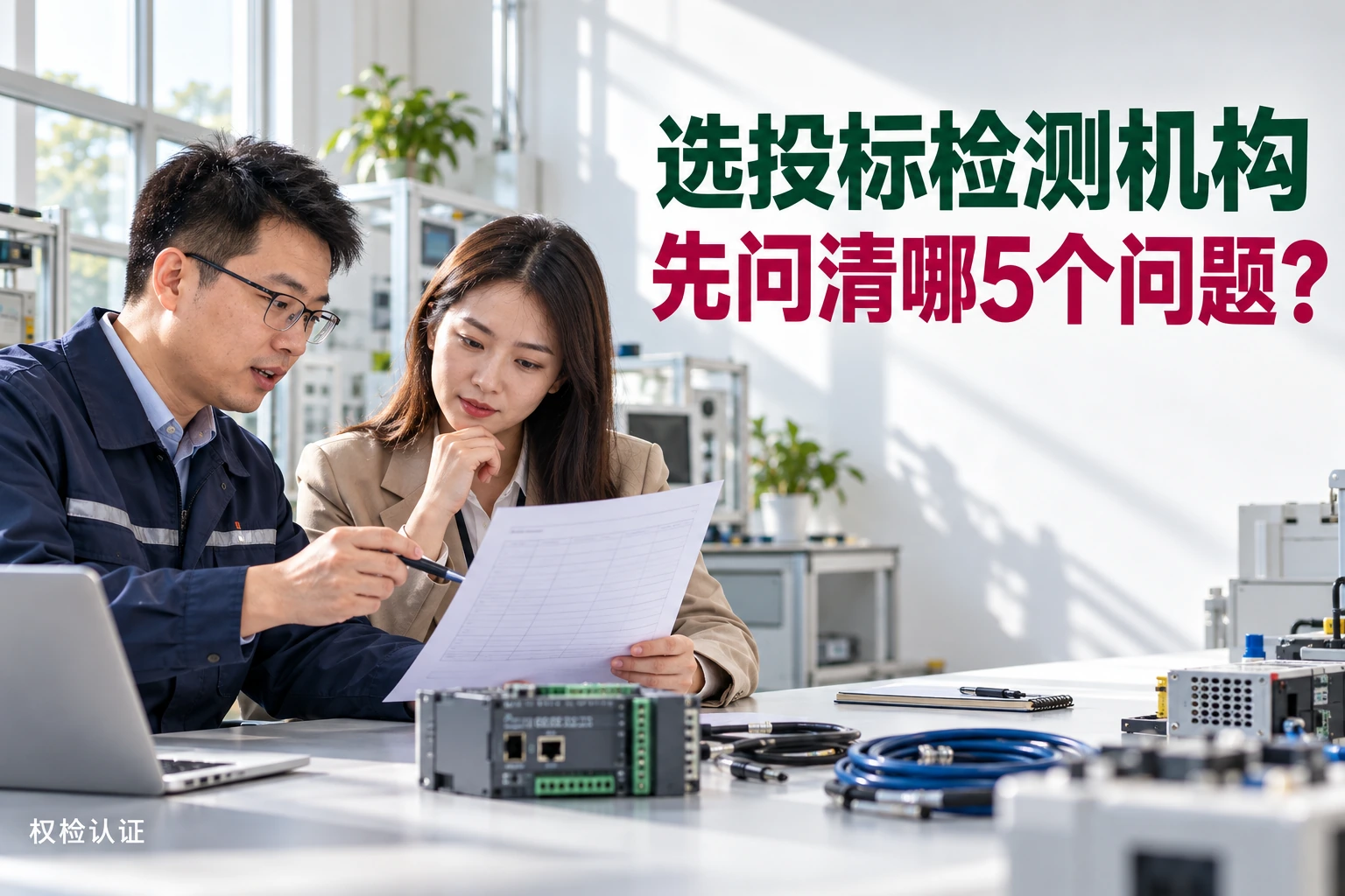 选投标检测机构,先问清哪5个问题?,权检认证AI业务场景封面