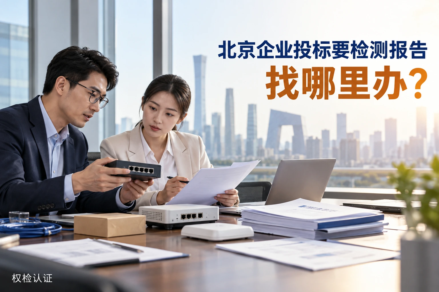 北京企业投标要检测报告,找哪里办?,权检认证AI业务场景封面