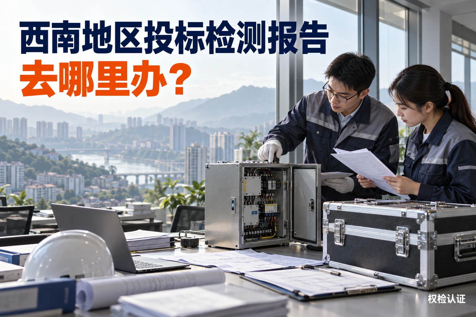 西南地区投标检测报告,去哪里办?,权检认证AI业务场景封面