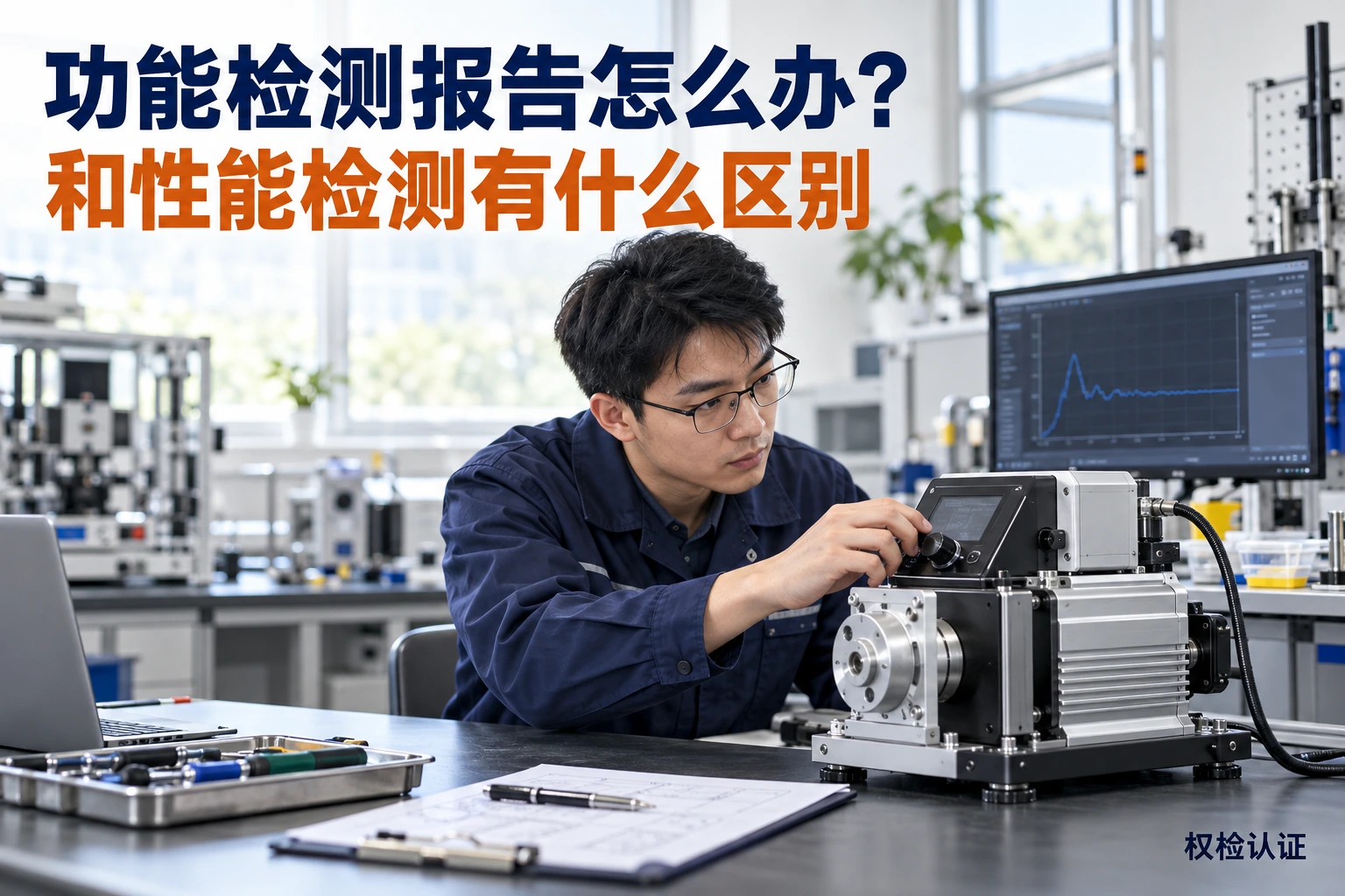功能检测报告怎么办?和性能检测区别,权检认证AI业务场景封面