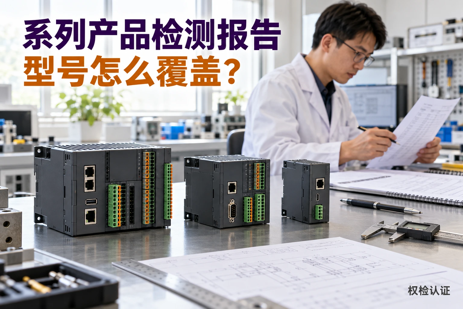 系列产品检测报告,型号怎么覆盖,权检认证AI业务场景封面