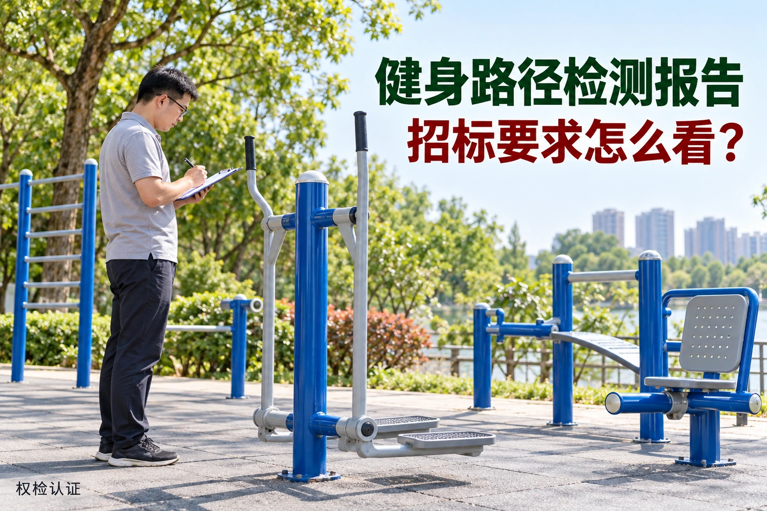 健身路径检测报告,招标要求解读,权检认证AI业务场景封面